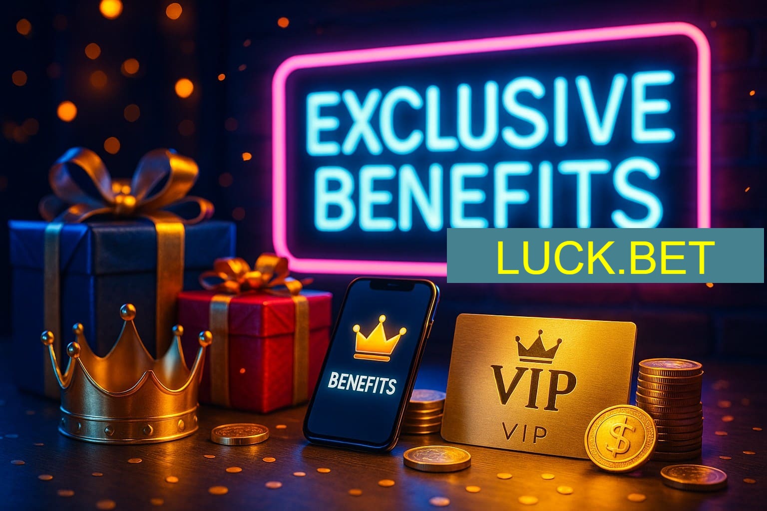 Benefícios do LUCK.BET